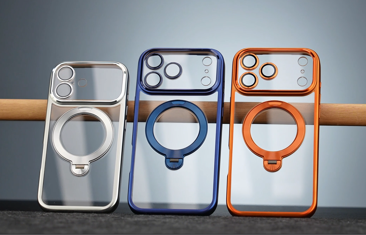 Amazon.co.jp: MEIKKS【カメラ完全保護・360°回転スタンド】iPhone 17